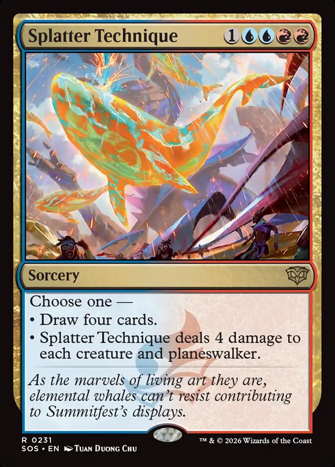 MTG - Splatter Technique - Secrets of Strixhaven (SOS)