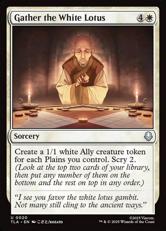 Magic: The Gathering - Gather the White Lotus - Avatar: The Last Airbender