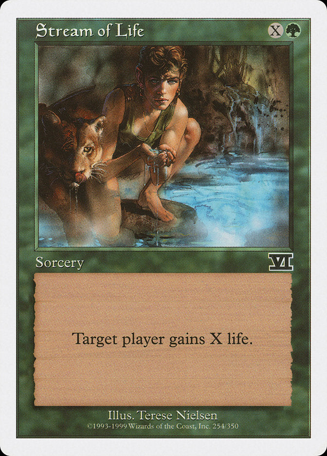 Magic: The Gathering - Stream of Life - Sixth Edition
