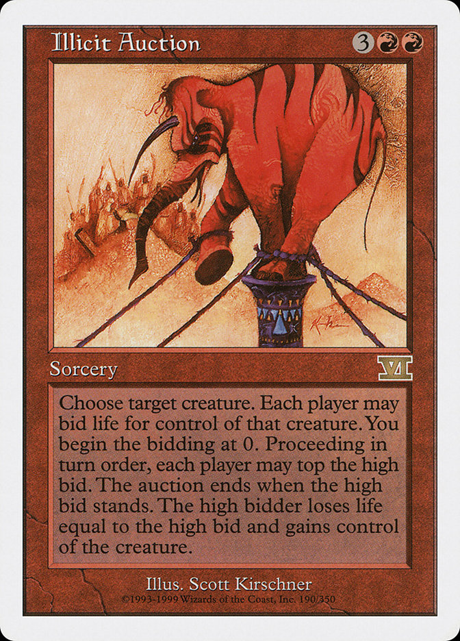 Magic: The Gathering - Illicit Auction - Sixth Edition