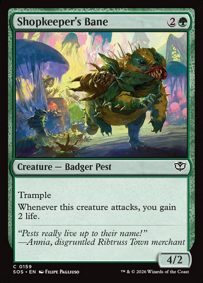 MTG - Shopkeeper's Bane - Secrets of Strixhaven (SOS)