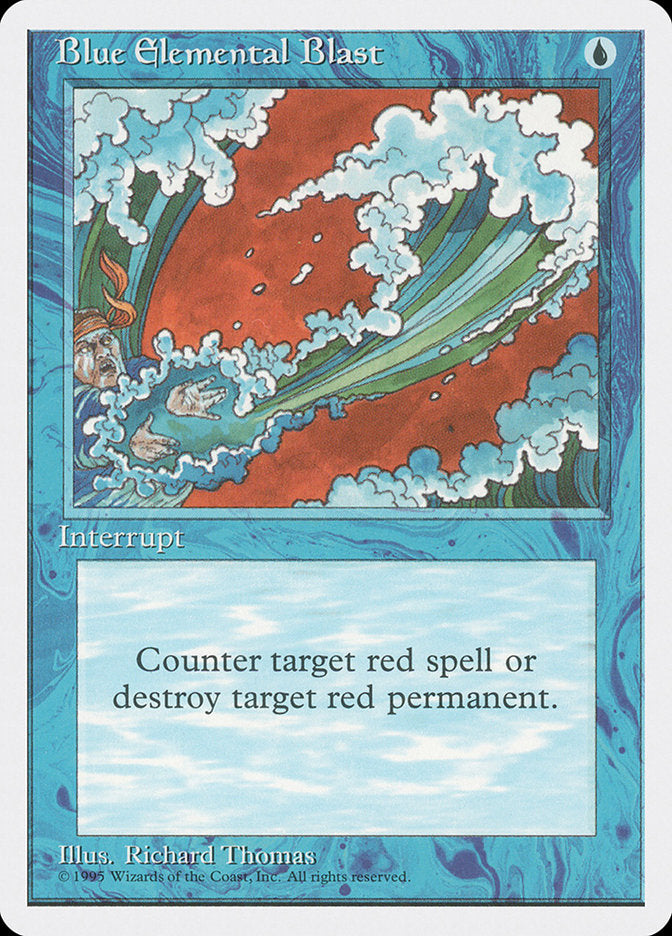 Magic: The Gathering - Blue Elemental Blast - Fourth Edition
