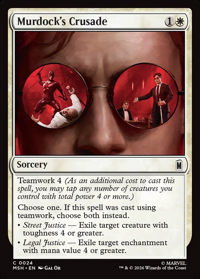 Magic: The Gathering - Murdock's Crusade - Marvel Super Heroes