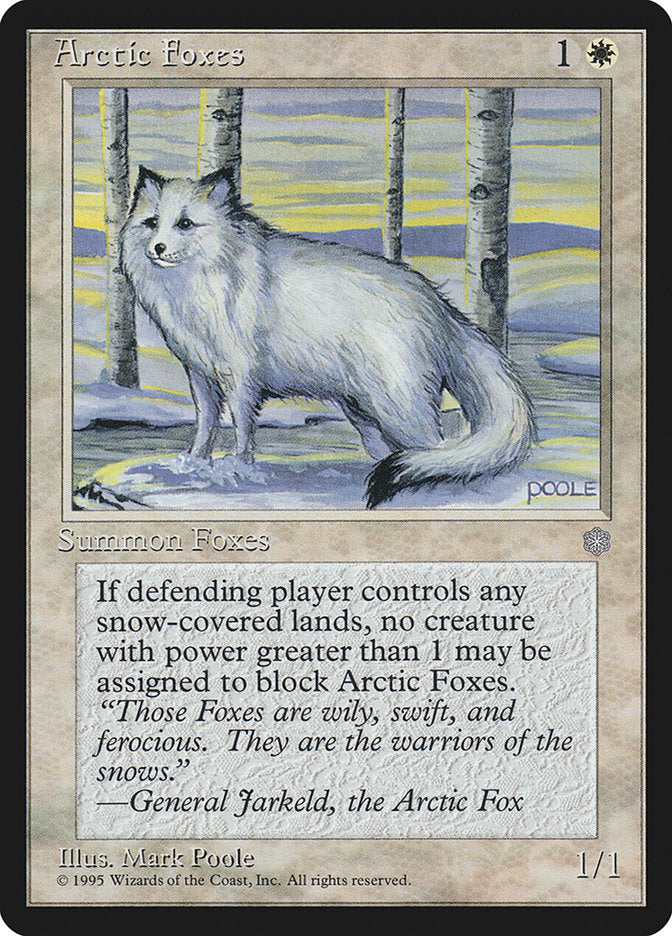 Magic: The Gathering - Arctic Foxes - Ice Age