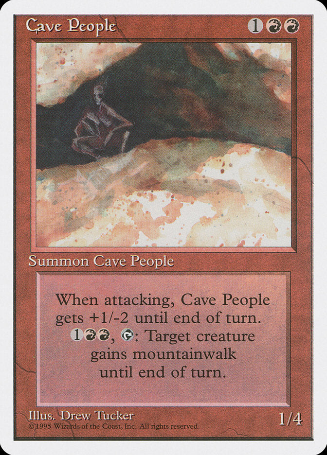 Magic: The Gathering - Cave People - Fourth Edition