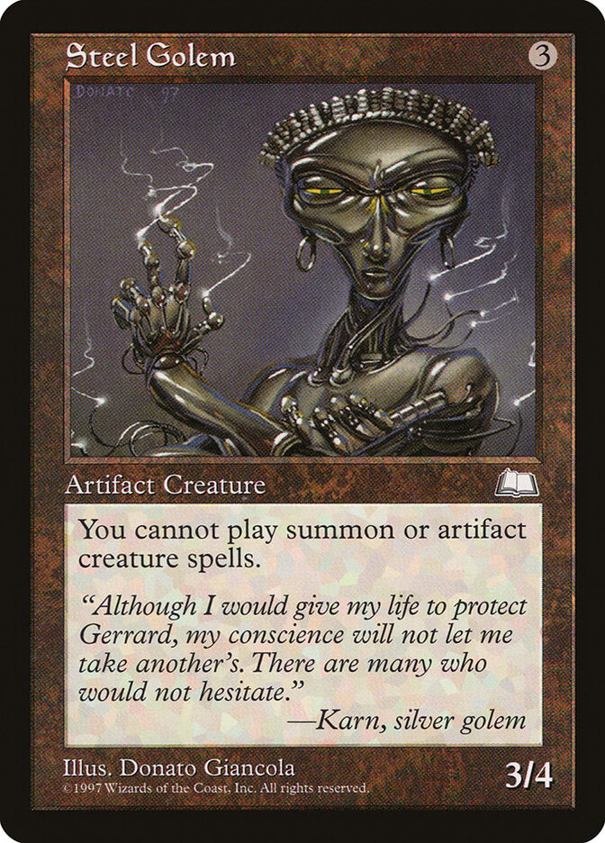 Magic: The Gathering - Steel Golem - Weatherlight
