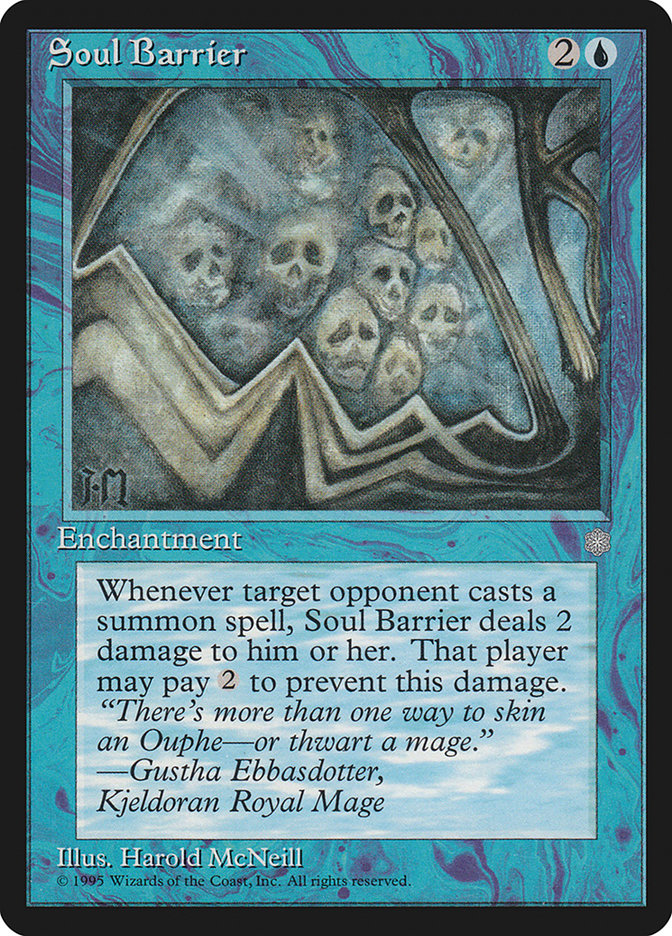 Magic: The Gathering - Soul Barrier - Ice Age