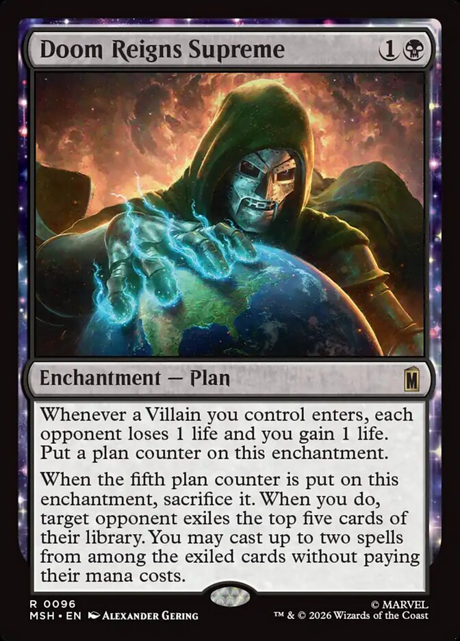 Magic: The Gathering - Doom Reigns Supreme - Marvel Super Heroes