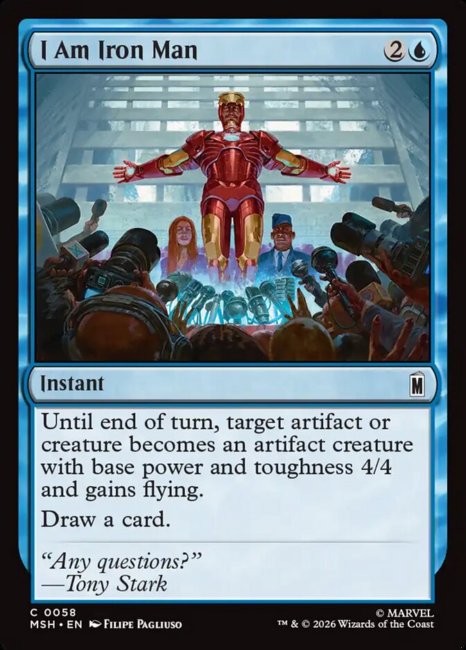 Magic: The Gathering - I Am Iron Man - Marvel Super Heroes