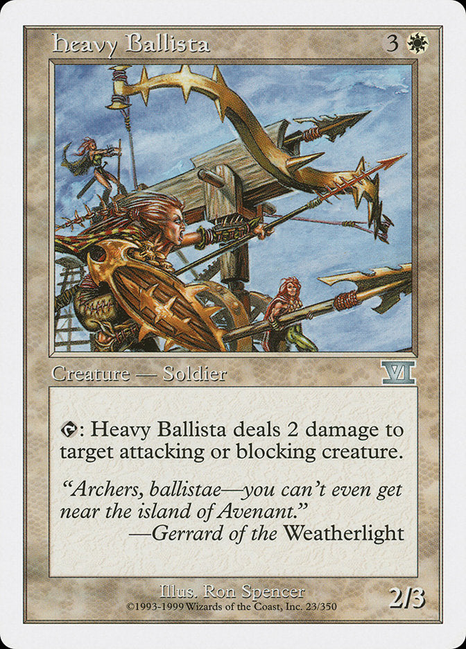 Magic: The Gathering - Heavy Ballista - Sixth Edition