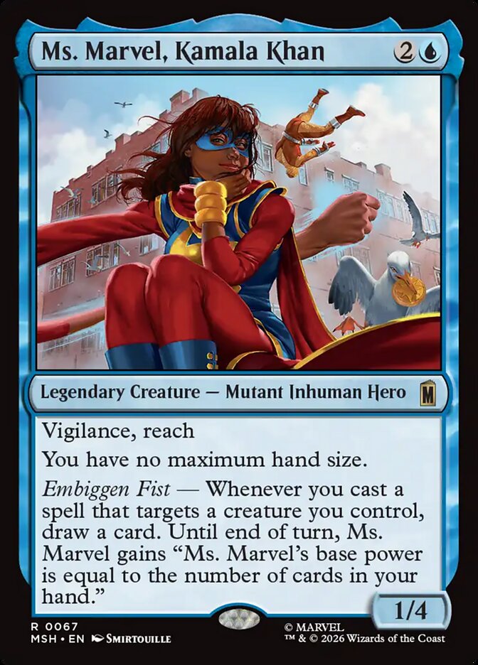 Magic: The Gathering - Ms. Marvel, Kamala Khan - Marvel Super Heroes