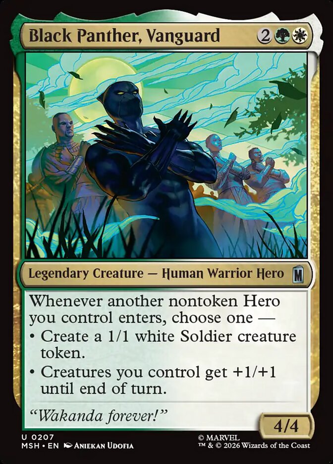 Magic: The Gathering - Black Panther, Vanguard - Marvel Super Heroes