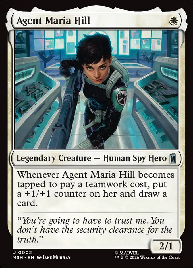 Magic: The Gathering - Agent Maria Hill - Marvel Super Heroes