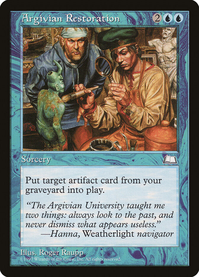 Magic: The Gathering - Argivian Restoration - Weatherlight