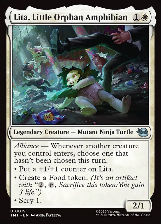 MTG - Lita, Little Orphan Amphibian - Teenage Mutant Ninja Turtles (SOS)