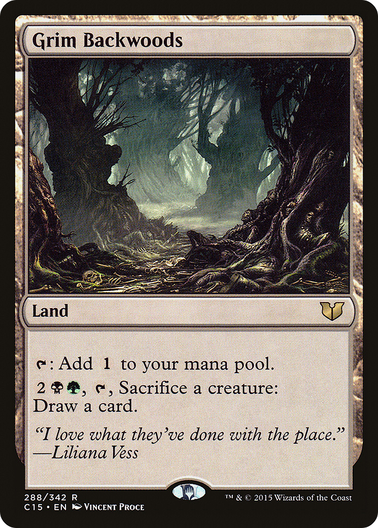 MTG - Grim Backwoods - Commander 2015 (C15)