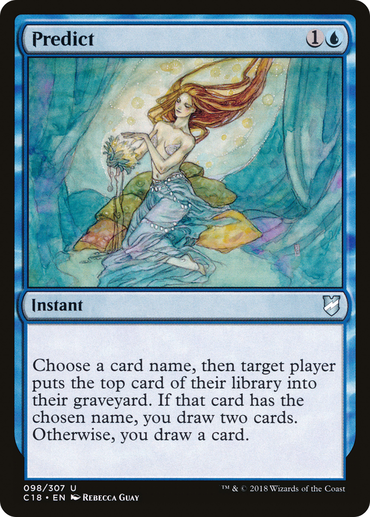 MTG - Predict - Commander 2018 (C18)