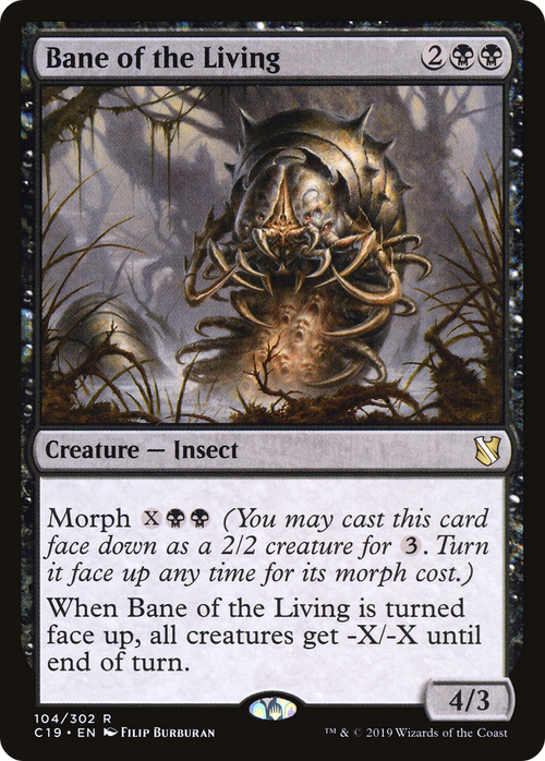 MTG - Bane of the Living - Commander 2019 (C19)