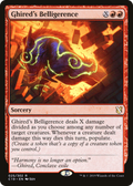 MTG - Ghired's Belligerence - Commander 2019 (C19)