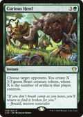 MTG - Curious Herd - Commander 2020 (C20)