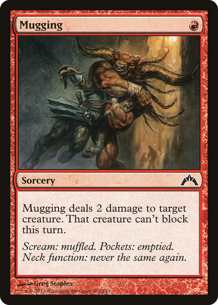 MTG - Mugging - Gatecrash (GTC)