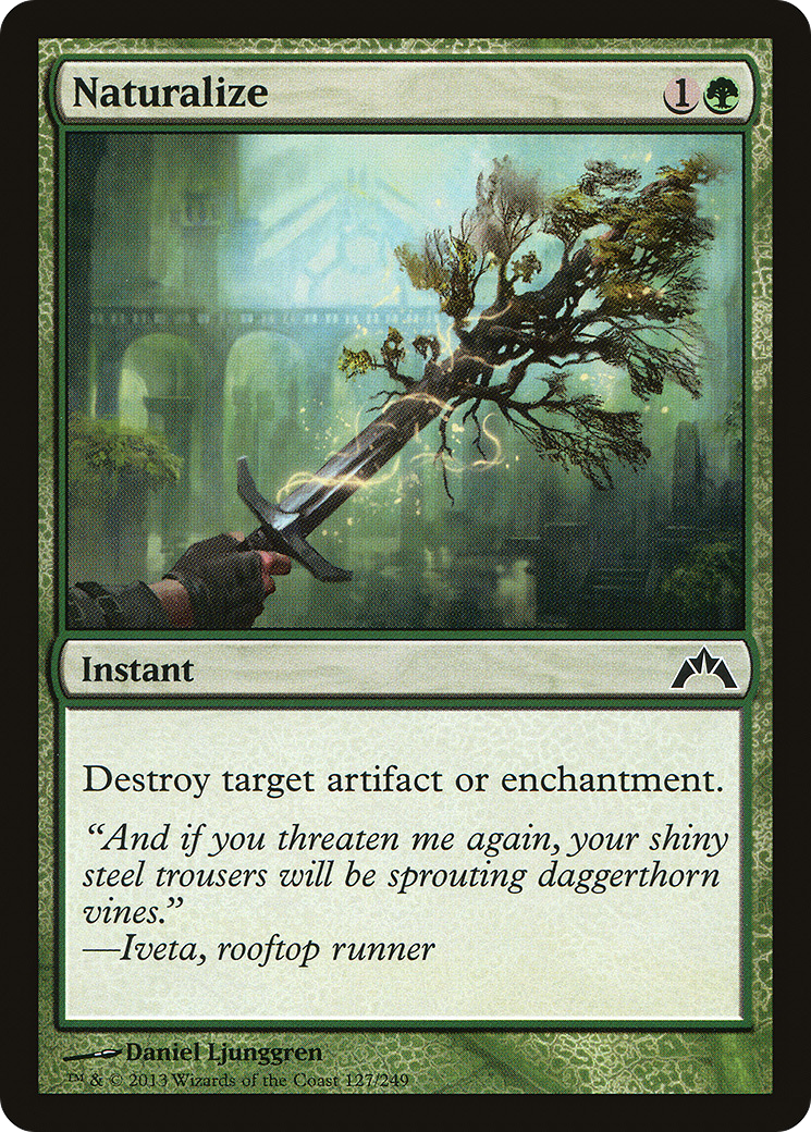 MTG - Naturalize - Gatecrash (GTC)