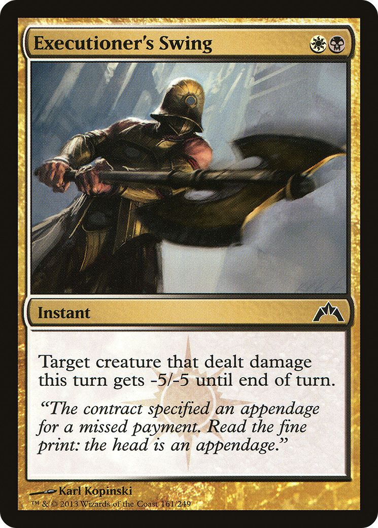 MTG - Executioner's Swing - Gatecrash (GTC)