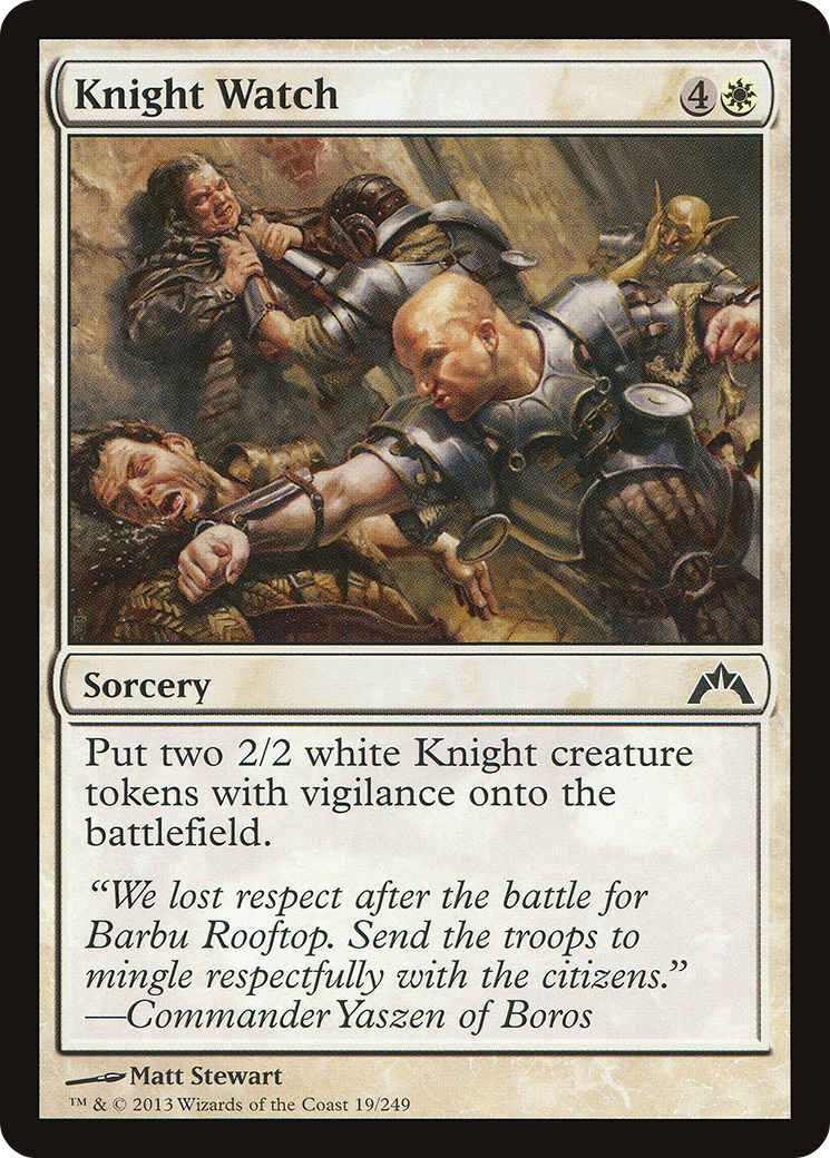 MTG - Knight Watch - Gatecrash (GTC)