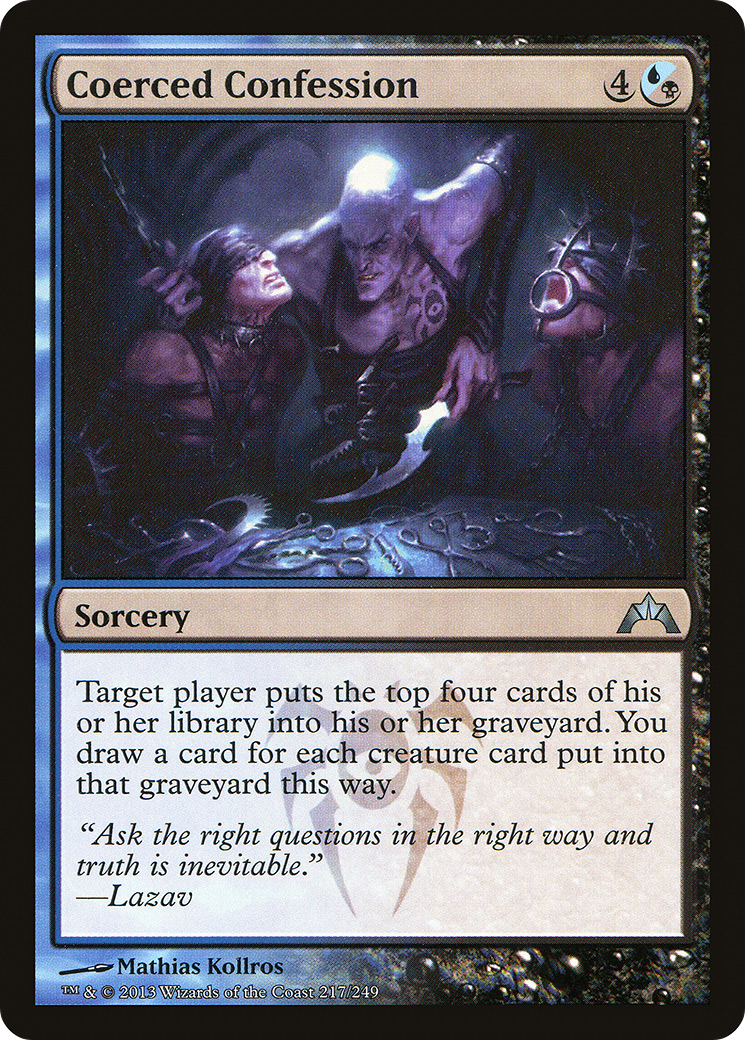 MTG - Coerced Confession - Gatecrash (GTC)