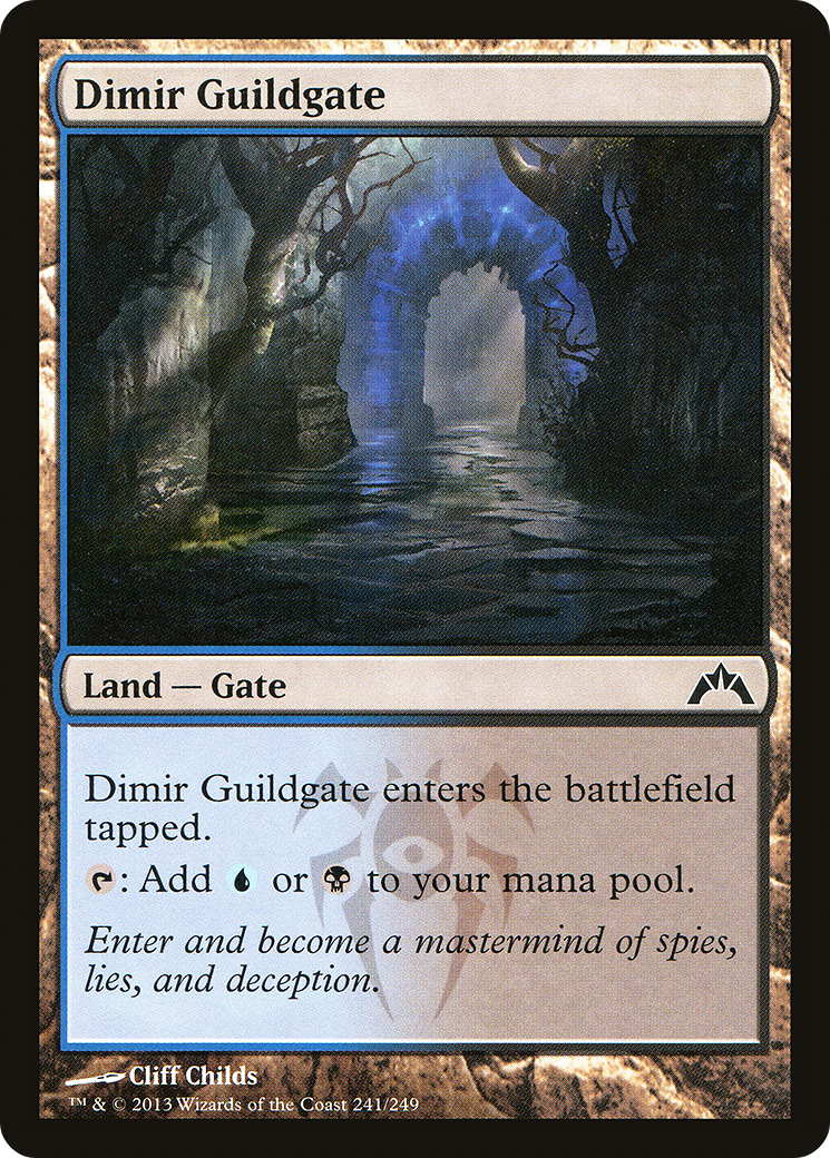 MTG - Dimir Guildgate - Gatecrash (GTC)