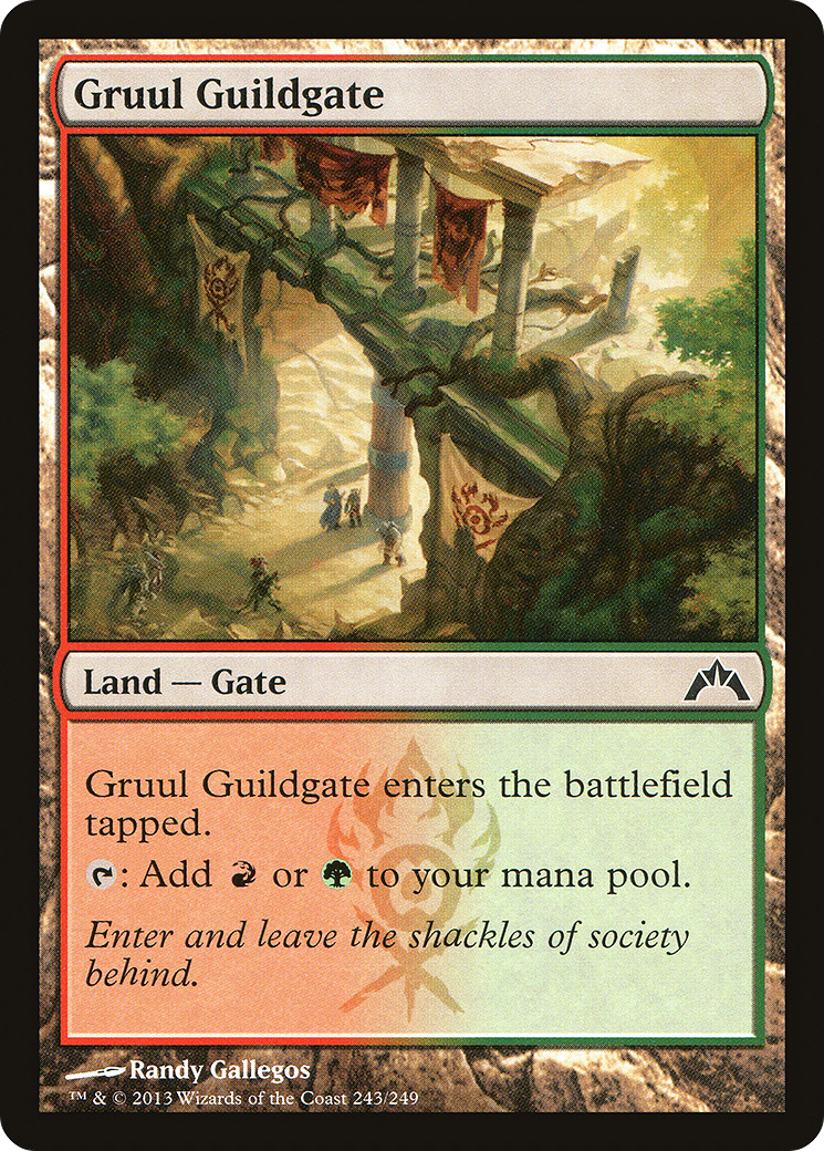 MTG - Gruul Guildgate - Gatecrash (GTC)