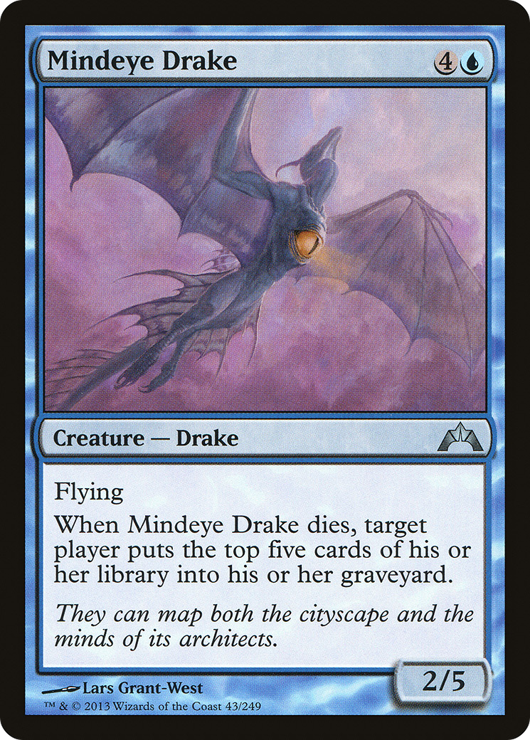 MTG - Mindeye Drake - Gatecrash (GTC)