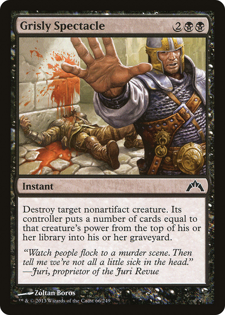 MTG - Grisly Spectacle - Gatecrash (GTC)