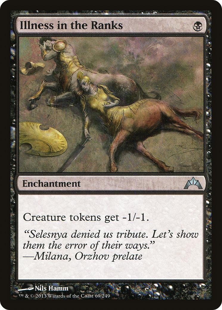 MTG - Illness in the Ranks - Gatecrash (GTC)