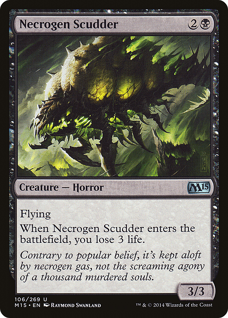 MTG - Necrogen Scudder - Magic 2015 (M15)