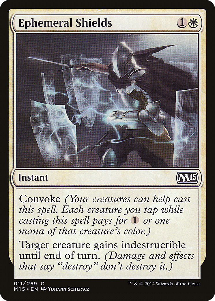 MTG - Ephemeral Shields - Magic 2015 (M15)