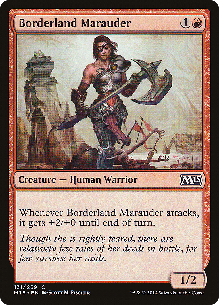 MTG - Borderland Marauder - Magic 2015 (M15)