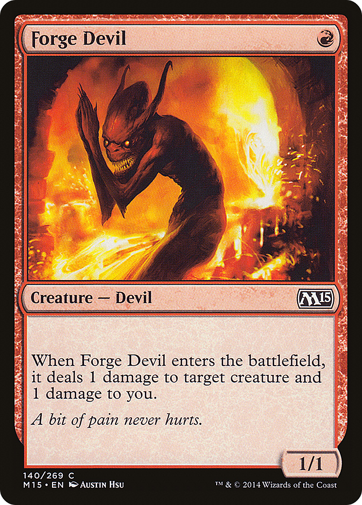 MTG - Forge Devil - Magic 2015 (M15)