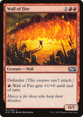 MTG - Wall of Fire - Magic 2015 (M15)