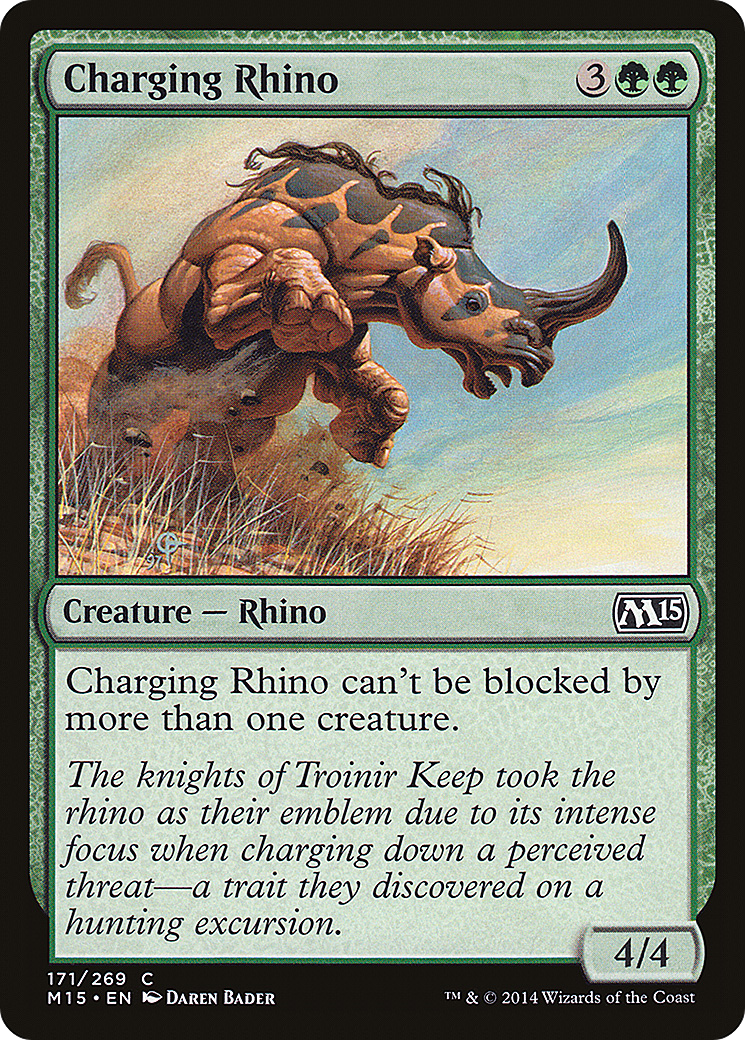 MTG - Charging Rhino - Magic 2015 (M15)