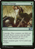 MTG - Gather Courage - Magic 2015 (M15)