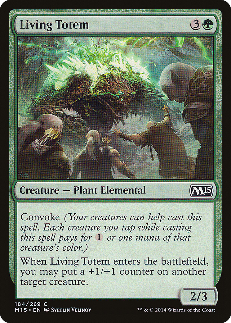 MTG - Living Totem - Magic 2015 (M15)