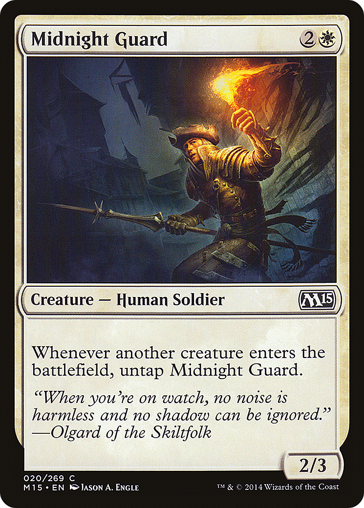 MTG - Midnight Guard - Magic 2015 (M15)