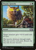MTG - Titanic Growth - Magic 2015 (M15)