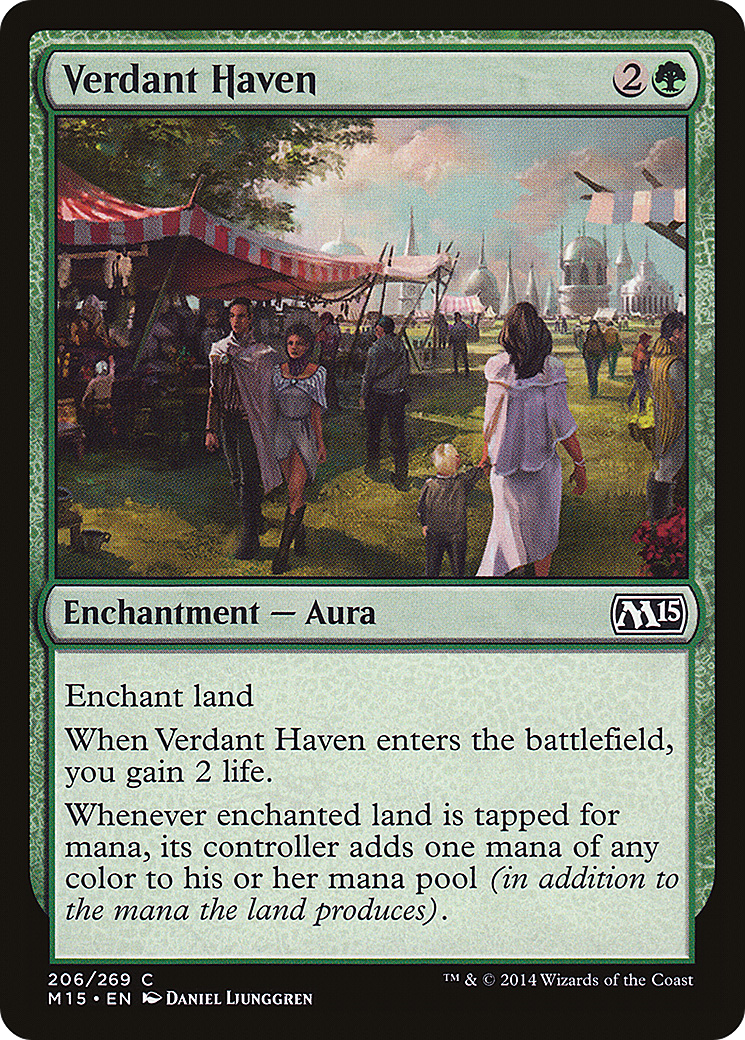 MTG - Verdant Haven - Magic 2015 (M15)