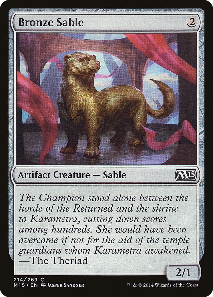 MTG - Bronze Sable - Magic 2015 (M15)