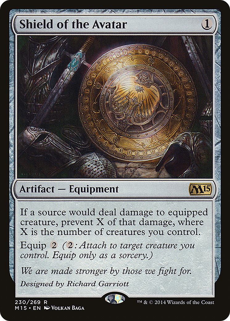 MTG - Shield of the Avatar - Magic 2015 (M15)