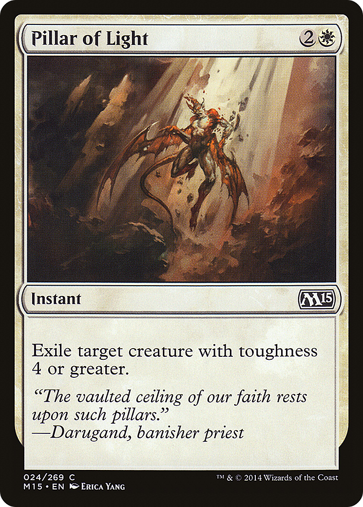 MTG - Pillar of Light - Magic 2015 (M15)