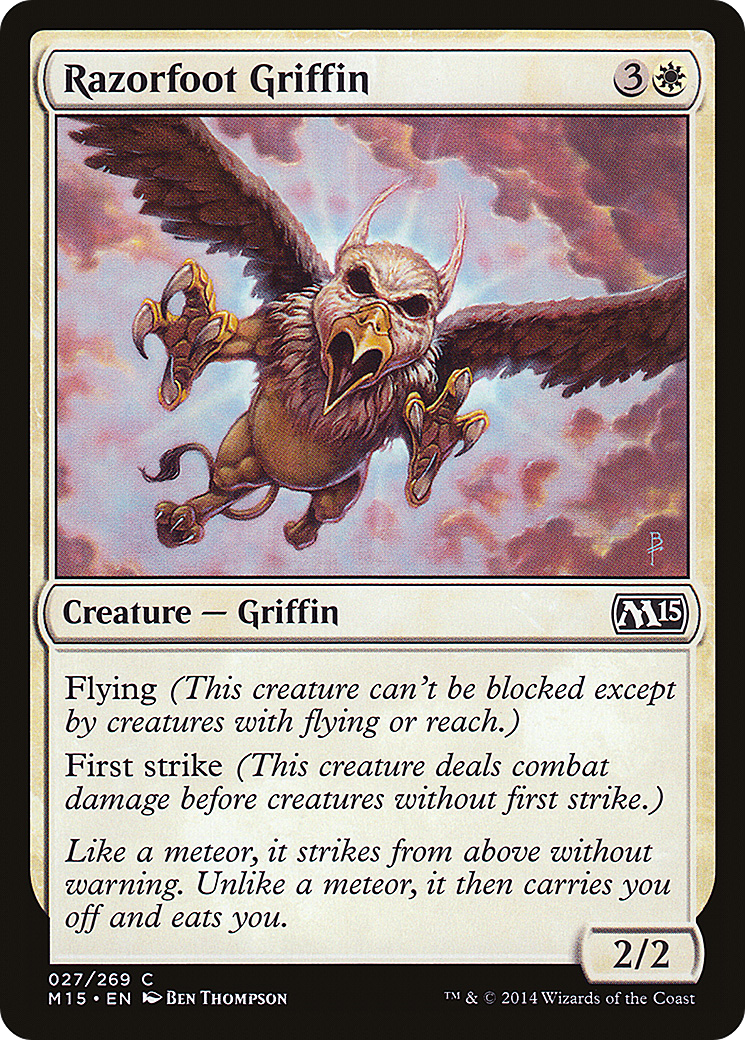 MTG - Razorfoot Griffin - Magic 2015 (M15)
