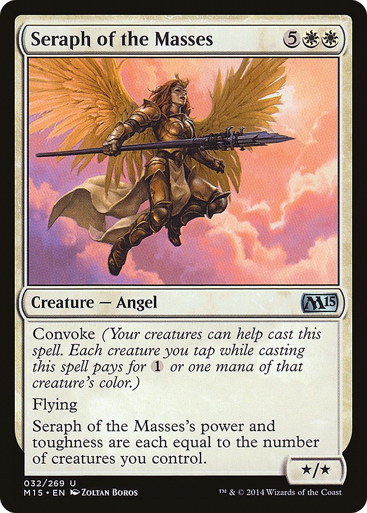 MTG - Seraph of the Masses - Magic 2015 (M15)